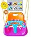 Produktbild Littlefun 3-in-1 Säugling zum Kleinkind Swing Set Upgrade Anti-Flip Snug & Secure Abnehmbare Kinder Indoor Outdoor Spiel Home Patio Garten (Lila Stuhl+Blau Handlauf)