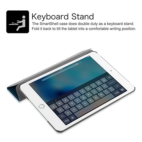 iPad Mini 4 Hülle – Fintie Ultradünn Superleicht Smart Cover Schutzhülle Tasche Case mit Ständer und Auto Sleep / Wake Funktion für Apple iPad mini 4, Marineblau - 8