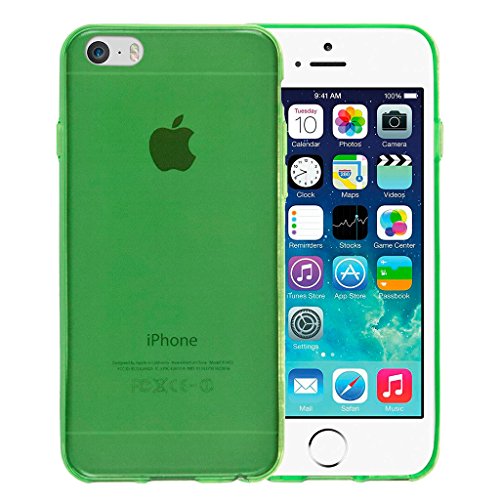 OVIphone Funda Gel TPU Para Apple iPhone 5 5S SE Color verde OVIphone Funda Gel TPU Para Apple iPhone 5 5S SE Color verde