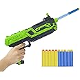 Wembley Battle Blazer Gun Foam Bullets with 10 Foam Bullets for Guns | Fun Target Shooting Battle Fight Game for Indoor Outdoor for Kids Boys 6+ (Green)