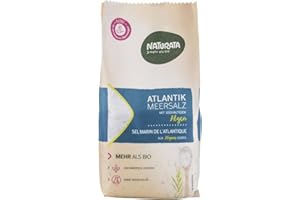 NATURATA Atlantik Meersalz, mit jodhaltigen Bio Algen 2 x 500 g