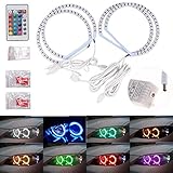 4 * 131mm š¢ngel anillos ojos de halo