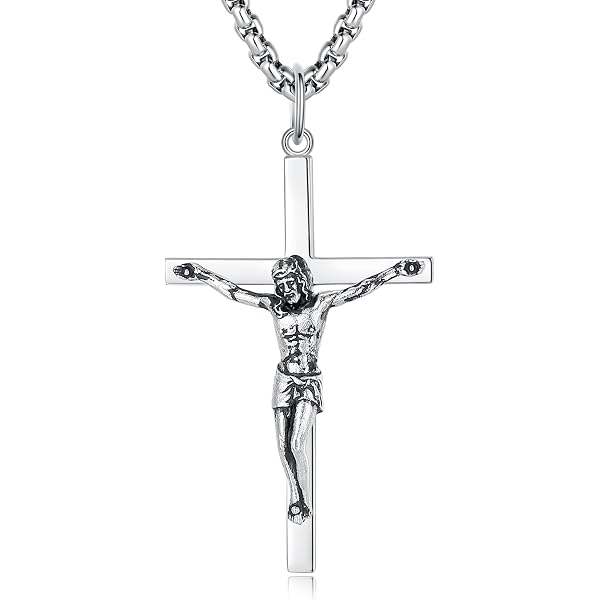 Croix En Or Un Berliet En Or Lucchetta - Petite Jaune 14 Carats Pour Baptême, Communion, Confirmation - Sans Chaîne, Pendentifs Seuls Et Pièces Pour Colliers - Bijoux Femme Homme Croix Chretienne