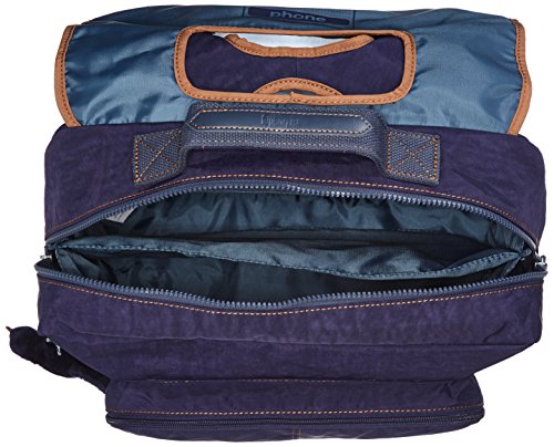 Kipling Iniko Sac à dos enfants, 40 cm, 18 liters, Bleu (Blue Tan Block)