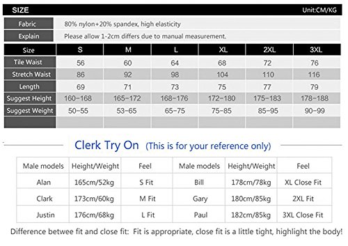 West Biking 3D Gel Radhose Herren Gepolsterter Fahrrad kurz Bike Capris Mountain Riding Miederteil atmungsaktiv Quick Dry - 3