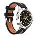 Produktbild DIGGRO DI02 - Smartwatch mit Herzfrequenz Sensor (Uhr, Bluetooth4.0, Armbanduhr, NFC, Bluetooth Telefon, Pulsmesser Aktivitätstracker Schrittzähler Schlafanalyse Kalorienzähler für ios Android) … (Orange&Silver)