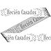 Produktbild Absperrband Wimpelkette Hochzeit Recien Casados spanisch