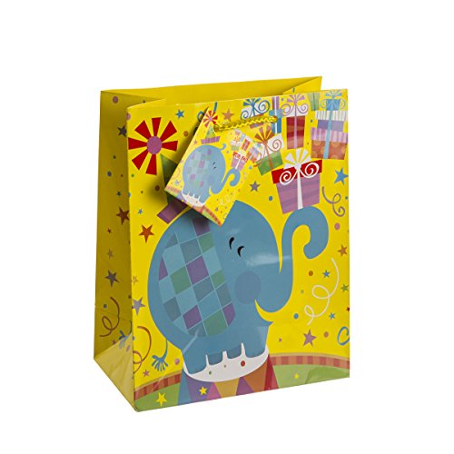 TSI 86014 Geschenkbeutel Tierparty, 12er Packung, Größe: Mittel (23 x 18 x 10 cm) - 5