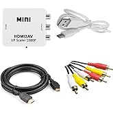 Hdmi To Av Rca Tos &Ccedil;evirici + Hdmi Kablo + Rca Kablo