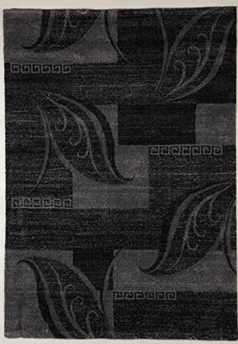 Flora Carpets Modern Fashion/Gabeh Rug Living Room faux Equipment, Charcoal/Dark Grey, 150x80x2 cm