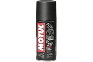 Motul C2 Motorcycle Chain Lube | Advanced Lubrication Spray for Bike Chains | Protects Against Wear & Corrosion, Improves Chain Life | Suitable for All Bikes (150 ml)