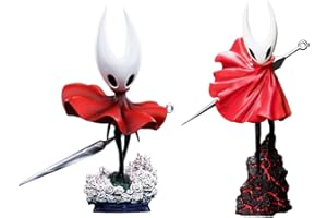 DEXSHUN Lot de 2 figurines Hollow Silksong Hornet-can Jeu Statue Anime Hollow Figurines PVC Modèle Ornements de bureau Cadeau 18 cm