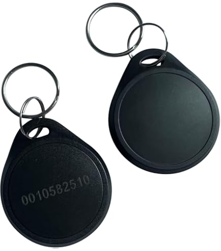 10x Blaue RFID Tags 1K 13,56 MHz – Wasserdichte Schlüsselanhänger, Für NFC-fähige Leser, Nicht Für Einkaufswagen