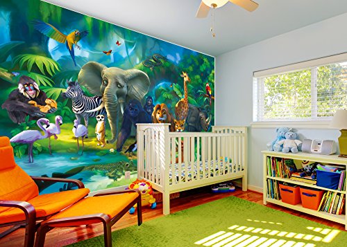 GREAT ART Safari Wanddekoration – Wandbild Dschungel Motiv XXL Poster (140 x 100 cm) - 7