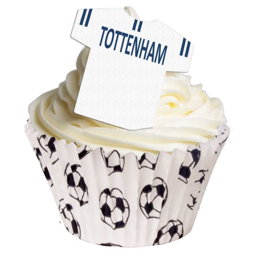 Preisvergleich Produktbild Fußball Trikot aus essbarem Papier: Tottenham / 12 Edible Football Shirts: Tottenham