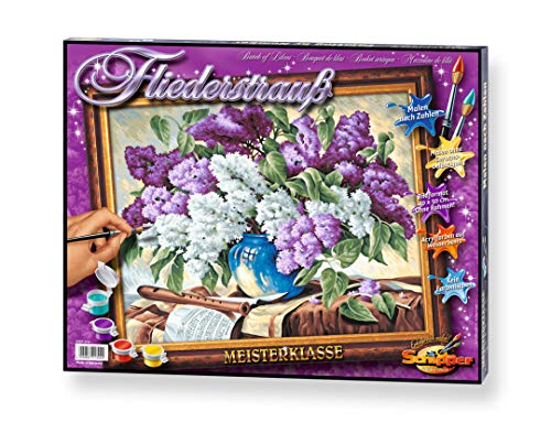 Schipper - 9130 324 - Peindre d'après les nombres - Bouquet de lilas - 40x50cm
