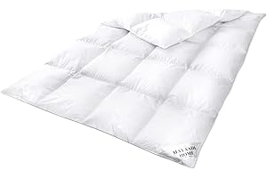 ‎MAYAADI HOME Mayaadi Premium Winter Daunendecke extra warm 200x220 cm - 2500g Bettdecke, 70% Daunen 30% Federn - 100% natürliche Baumwolle - Made in Europe - Steppdecke geeignet für Allergiker - MA49