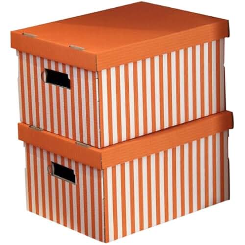 Amazon.co.uk decorative cardboard boxes with lids