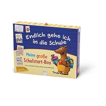 Endlich gehe ich in die Schule. Meine große Schulstart-Box: Lesen, Schreiben, Rechnen, Malen mit dem Bücherbär Endlich gehe ich in die Schule. Meine große Schulstart-Box: Lesen, Schreiben, Rechnen, Malen mit dem Bücherbär