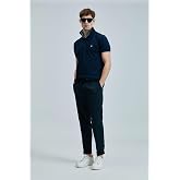 Lufian Laon% 100 Pamuk Comfort Fit D&uuml;ğmeli Polo Yaka T Shirt Erkek POLO YAKA T SHİRT 111040206