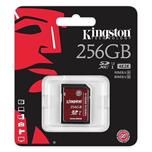 Kingston SDA3/256GB SDHC/SDXC 256GB Ultra High-Speed Class 3 Speicherkarte - 3