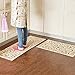 Produktbild ASDFGH Anti-rutsch Absorbierenden Küchenmatte Fußmatten, Super Weich Gemütliche Läufer Teppich Fußabtreter Haushalt Teppiche Für Schlafzimmer Fußpolster Easy Care-o 50x80cm+45x120cm