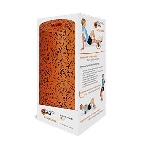 Faszienrolle Blackroll Orange Pro – Massagerolle für Faszien mit Anleitung, Übungs-DVD, Übungsposter - 3