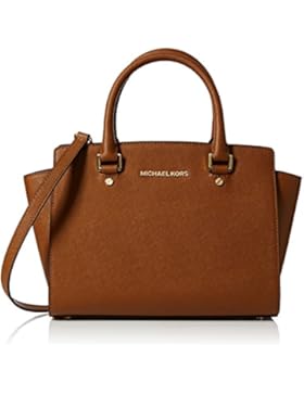Michael Kors Damen Selma Medium Satchel Henkeltaschen, 33x20x10 cm