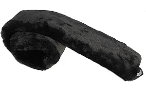 Rhinegold Fluffy Girth Sleeve for Horses - Luxury Fur Fabric Horse Girth Sleeve with Non-Slip Lining. Luxury Equestrian Horse Accessories & Horse Equipment