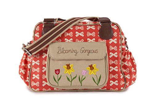 Pink Lining Blooming Gorgeous Cream Bows (Red)