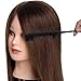 Neverland Beauty 80% Professional Real Hair 20 Inch Hairdressing Equipment Training Heads With Free Clamp For College and Professional Use