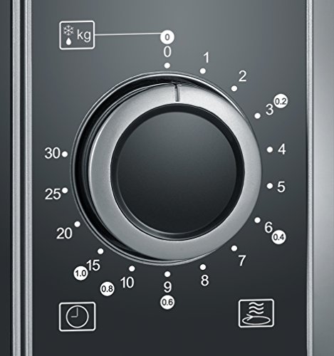 Severin MW 9721 Mikrowelle / Leistung / Mikrowelle circa 700 W / 20 L Garraum / Silber / Schwarz - 3
