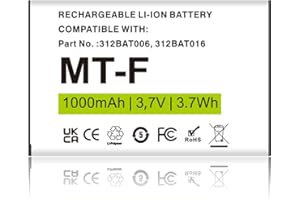 FLSTOR Akku für AVM Fritz!Fon MT-F, C5, C4, M2 - Wiederaufladbarer 1000mAh Ersatz-Akku kompatibel mit Original AVM Fritz!Fon 312BAT006 / 312BAT016 / 312BAT006CS-FVM446CL (1 Stück, Li-Ion)