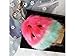 Produktbild Huihuger Keychain Weichem Plüsch Schlüsselring Wassermelone Keychain Schlüssel Anhänger Auto Tasche Ornamente (wie abgebildet)