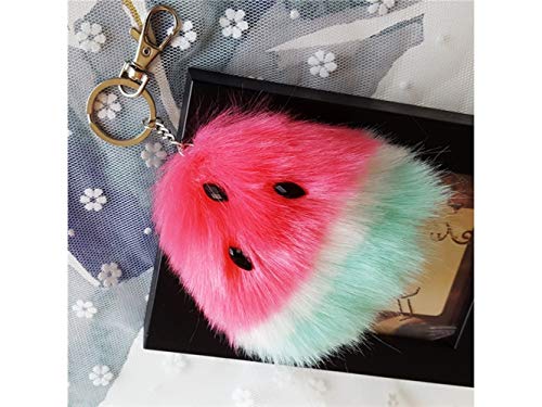 Preisvergleich Produktbild Huihuger Keychain Weichem Plüsch Schlüsselring Wassermelone Keychain Schlüssel Anhänger Auto Tasche Ornamente (wie abgebildet)