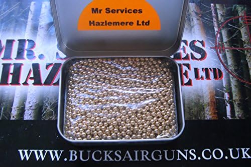 2000 x SMK.177 - 4.5mm BB STEEL BB's PELLETS AIR RIFLE PISTOL WITH CARRY CASE.
