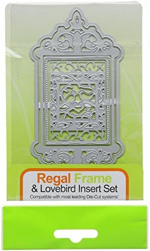 Tonic Studio Indulgence Keepsake Dies-Regal Frame & Lovebird Insert, White
