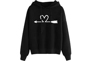 riou Sudaderas con Capucha Mujer Hoodie Casual Estampada Camisetas Chica Moda Abrigos Tallas Grandes Standard Hoodie Deportivos Pullover