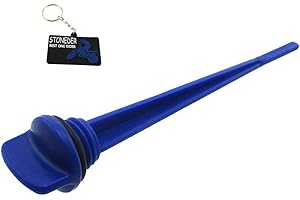 STONEDER Jauge d'huile de moteur bleue pour moto tout-terrain Lifan YX 125 cc, 140 cc, 150 cc, 160 cc, 200 cc, 250 cc, Pit Dirt Bike Stomp YCF IMR SSR ATV