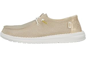 HEY DUDE HEYDUDE - Wendy Metallic Sparkle, Femmina Scarpe, Slip-On