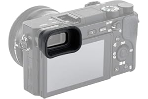 PROfezzion Grandi Estese in Morbido Silicone Oculare per Sony Alpha A6300, A6100, A6000, NEX7, NEX6 Sostituisce Sony FDA-EP10