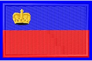 HOMRY Flag Lichtenstein Patch Aufnäher parche Bordado brodé patche écusson Toppa ricamata