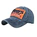 Produktbild Unisex Baseball Cap Hffan Mode Sommer Kappe Mesh Hüte Super Coole Hip Hop caps Chic Besticken Brief kappe Sommer Sport Mütze Schirmmütze Flat Hat Cap (Marine, 54~60cm)
