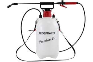 Phoenix Pulvérisateur de Jardin 5L Pulvérisateur à Pression Manuel avec Lance et Sangle, Idéal pour Arrosage, Désherbage, Application d'Herbicides et Insecticides, Pulvérisateur à Main Léger Pratique