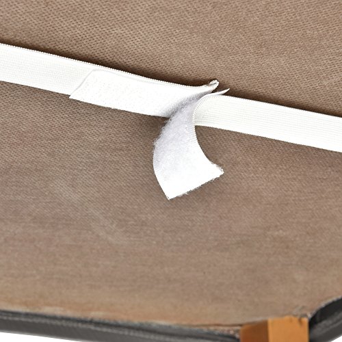 Beautissu® Stuhlhusse Mia – 45×45 cm Stretch-Stuhlbezug – elegante, moderne Bi-Elastic Husse – ÖKO-TEX – anthrazit - 5