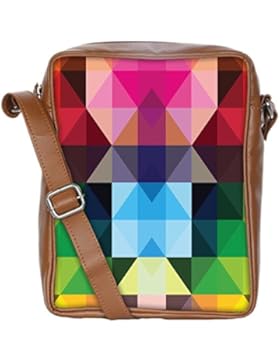 Snoogg , Damen Umhängetasche mehrfarbig multi