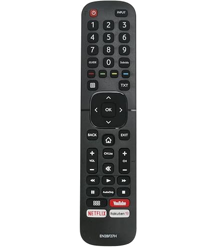 ALLIMITY Ersatz-Fernbedienung EN2BI27H Für Hisense 4K TVs – Kompatibel Mit Vielen Modellen (H55B7300, H43B7100, H65B7100 Usw.)