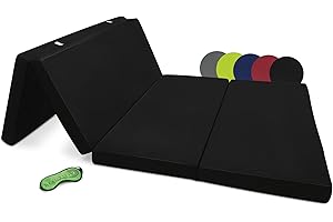 Beautissu Matelas Pliable Adulte 120x195 cm Matelas Chauffeuse 2 Places Adulte Matelas de Sol – Matelas Mousse Camping Matelas Pliant Matelas Voyage Lit d Appoint pour Adulte Noir – Campix