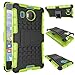 Price comparison product image BCIT Nokia Lumia 950 XL Case - Heavy Duty Shock Proof Armour Dual Protection Case Cover With Kickstand for Nokia Lumia 950 XL - Green