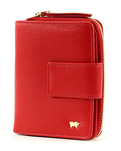 Preisvergleich Produktbild Braun Büffel Miami Damen Geldbörse rot Rot 13x10,5x2,5 cm